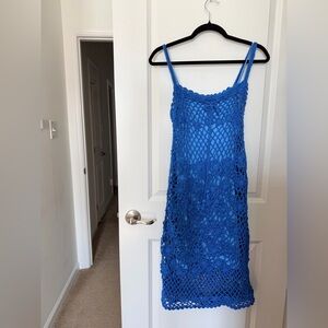 J. Crew Crochet sweater-dress